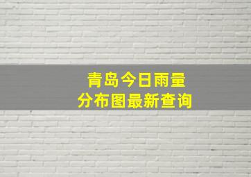 青岛今日雨量分布图最新查询