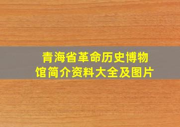 青海省革命历史博物馆简介资料大全及图片