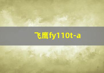 飞鹰fy110t-a