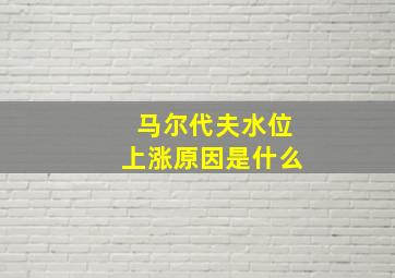 马尔代夫水位上涨原因是什么