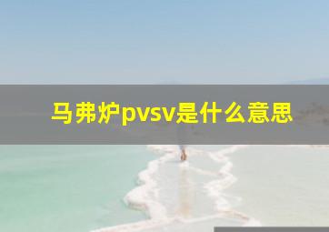 马弗炉pvsv是什么意思