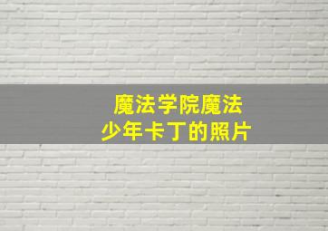 魔法学院魔法少年卡丁的照片