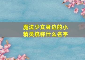 魔法少女身边的小精灵统称什么名字