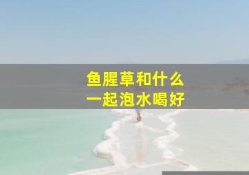 鱼腥草和什么一起泡水喝好