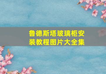 鲁德斯塔玻璃柜安装教程图片大全集