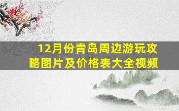 12月份青岛周边游玩攻略图片及价格表大全视频