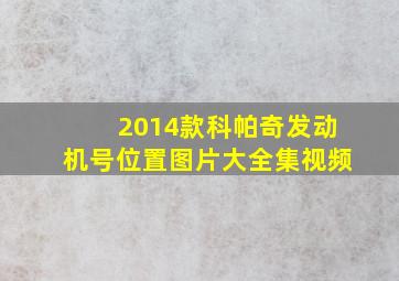 2014款科帕奇发动机号位置图片大全集视频