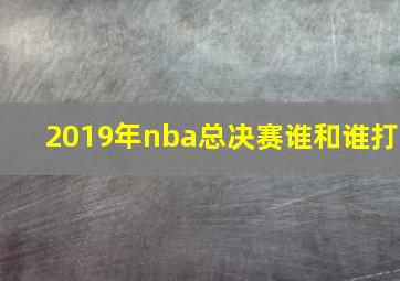 2019年nba总决赛谁和谁打