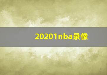 20201nba录像