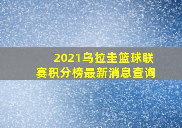 2021乌拉圭篮球联赛积分榜最新消息查询