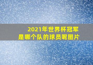 2021年世界杯冠军是哪个队的球员呢图片