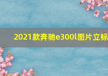 2021款奔驰e300l图片立标