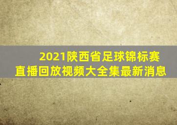 2021陕西省足球锦标赛直播回放视频大全集最新消息