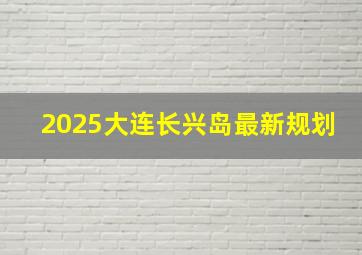 2025大连长兴岛最新规划