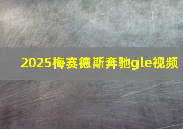 2025梅赛德斯奔驰gle视频