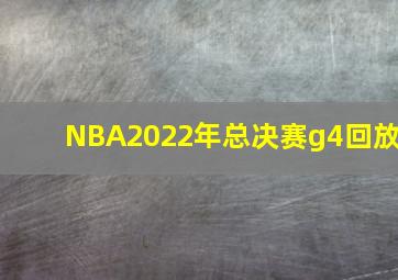 NBA2022年总决赛g4回放