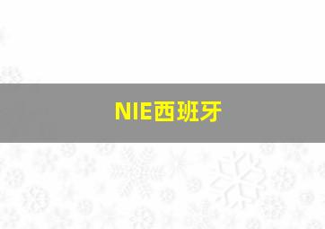 NIE西班牙