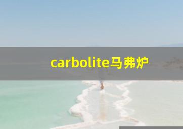 carbolite马弗炉