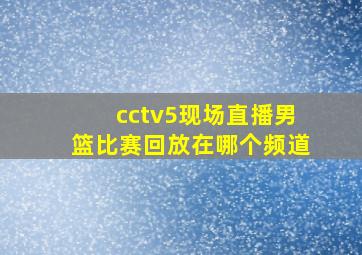 cctv5现场直播男篮比赛回放在哪个频道