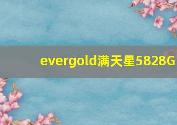 evergold满天星5828G