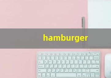 hamburger