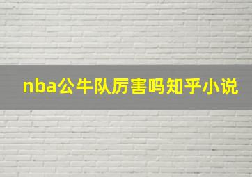 nba公牛队厉害吗知乎小说