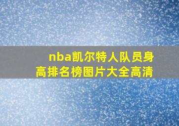 nba凯尔特人队员身高排名榜图片大全高清