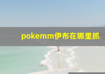 pokemm伊布在哪里抓