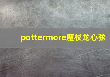 pottermore魔杖龙心弦