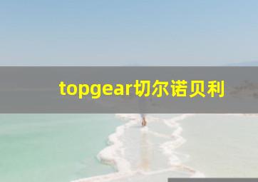 topgear切尔诺贝利