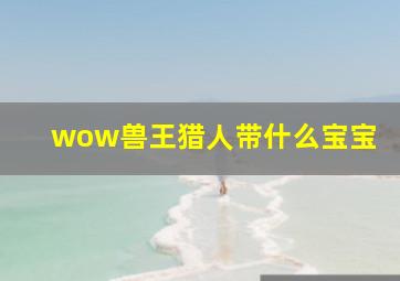 wow兽王猎人带什么宝宝