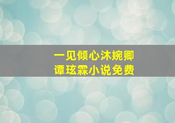 一见倾心沐婉卿谭玹霖小说免费