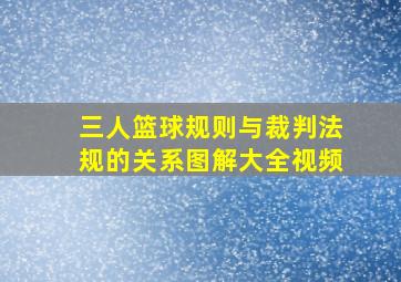 三人篮球规则与裁判法规的关系图解大全视频