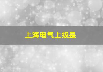 上海电气上级是