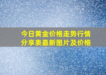 今日黄金价格走势行情分享表最新图片及价格