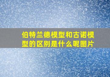 伯特兰德模型和古诺模型的区别是什么呢图片