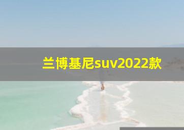 兰博基尼suv2022款