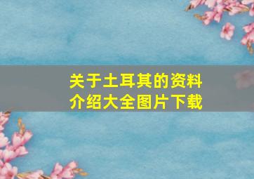 关于土耳其的资料介绍大全图片下载