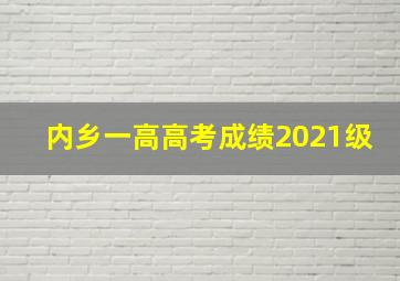 内乡一高高考成绩2021级