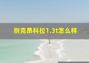 别克昂科拉1.3t怎么样