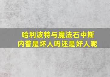 哈利波特与魔法石中斯内普是坏人吗还是好人呢