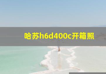 哈苏h6d400c开箱照