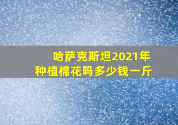 哈萨克斯坦2021年种植棉花吗多少钱一斤