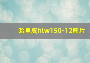 哈里威hlw150-12图片