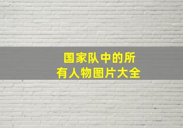 国家队中的所有人物图片大全