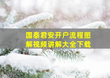 国泰君安开户流程图解视频讲解大全下载