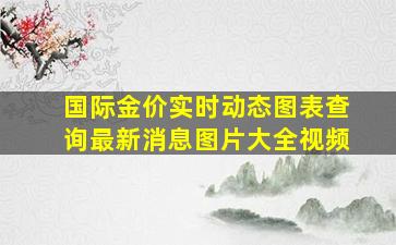 国际金价实时动态图表查询最新消息图片大全视频