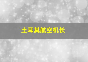 土耳其航空机长