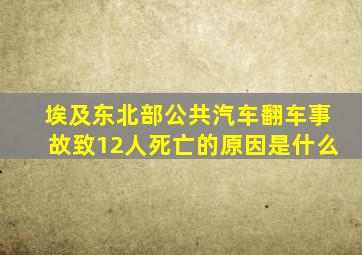 埃及东北部公共汽车翻车事故致12人死亡的原因是什么