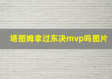 塔图姆拿过东决mvp吗图片